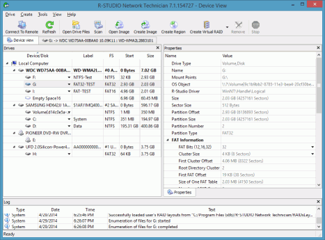 استرجاع والضائعة الكمبيوتر R-Studio Build 31654alsh3er.png